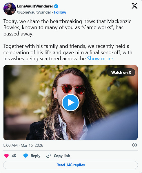 《上古卷軸》請願6代加入已故創作者目前人數已達千人