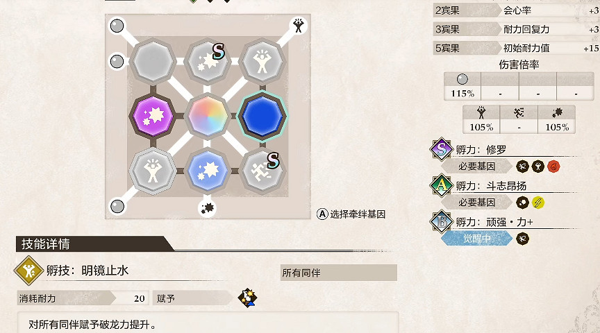 《魔物獵人物語3命運雙龍》開荒影蜘蛛因子搭配介紹