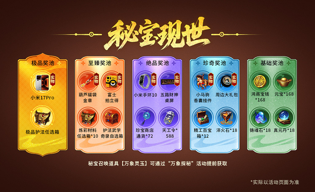 全民探秘，好禮滿盈！《劍俠世界3》資料片「萬象歸心」今日上線！