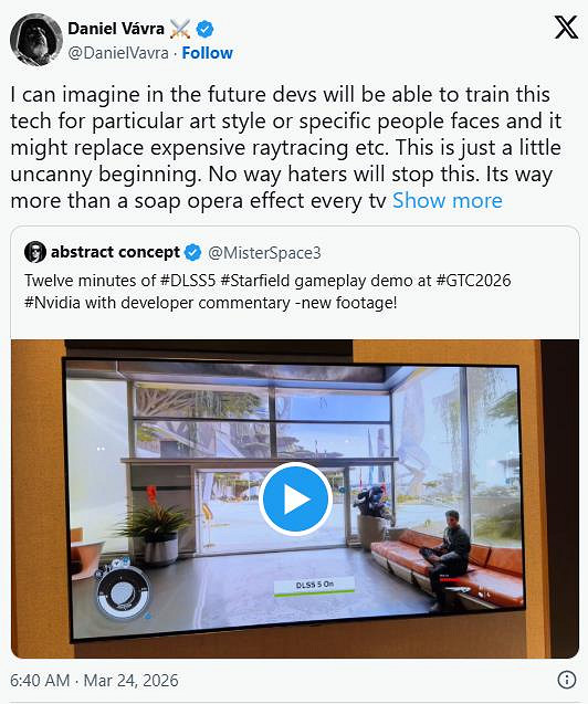 《天國拯救2》總監發聲："黑子"阻止不了DLSS 5崛起