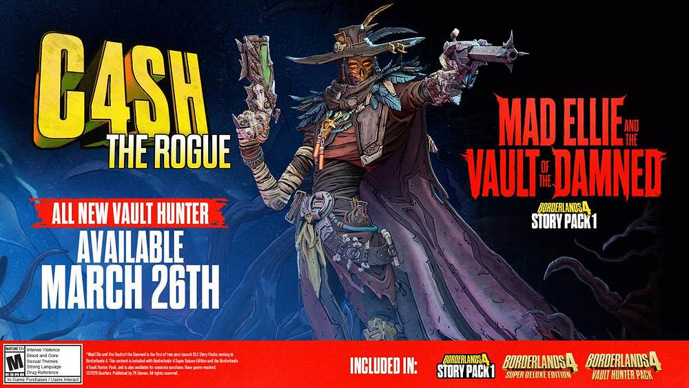 《邊緣禁地4》首個故事包3月26日上線!賭徒老錢嗜血冰川 《邊緣禁地4》首個故事包3月26日上線!賭徒老錢嗜血冰川