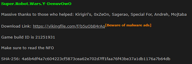 D加密破解遊戲+3:《超級機器人大戰Y》、《P4U》等! D加密破解遊戲+3:《超級機器人大戰Y》、《P4U》等!