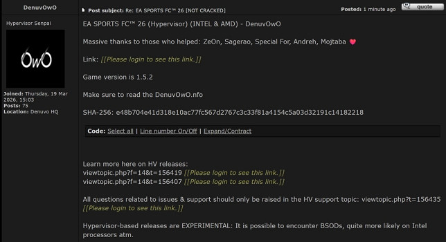 四重加密仍被破！《EA Sports FC 26》D加密遭到破解