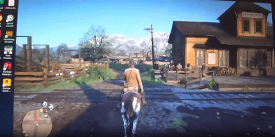 丹麥玩家以4幀遊戲畫面硬扛《荒野大鏢客：救贖2》