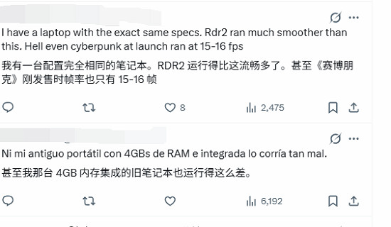 丹麥玩家以4幀遊戲畫面硬扛《荒野大鏢客：救贖2》