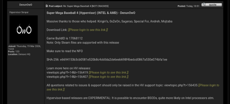 《超級棒球4》D加密被攻破！僅9款D加密遊戲未被破解
