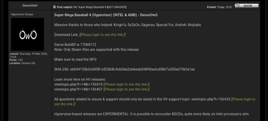 《超級棒球4》D加密被攻破！僅9款D加密遊戲未被破解