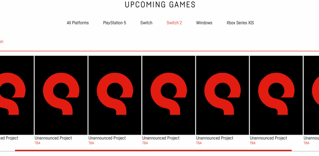 THQ Nordic官網暗示將有7款神秘遊戲登陸Switch 2！