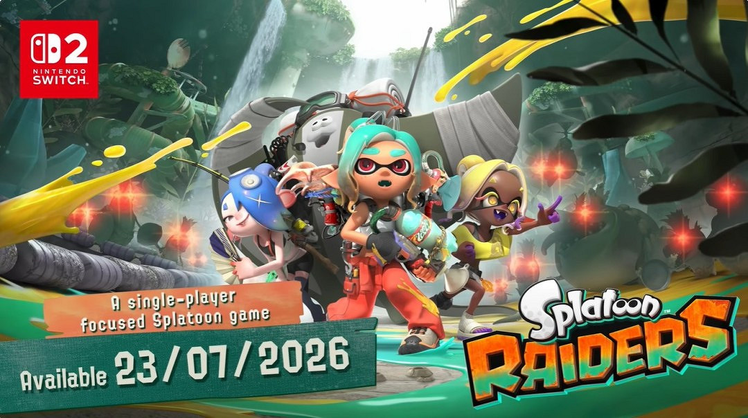 《斯普拉遁：塗擊隊》定檔7月23日發售！Switch2獨占