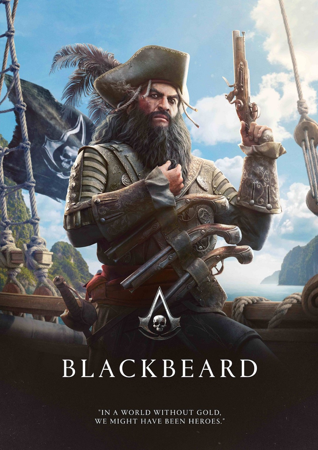 《刺客教條黑旗RE》人物立繪公布：安妮伯尼身材完美！