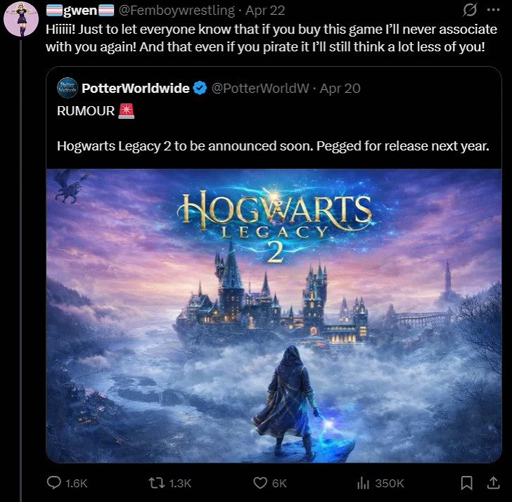 《霍格華茲的傳承2》抵制浪潮再起，前作熱銷成爭議焦點