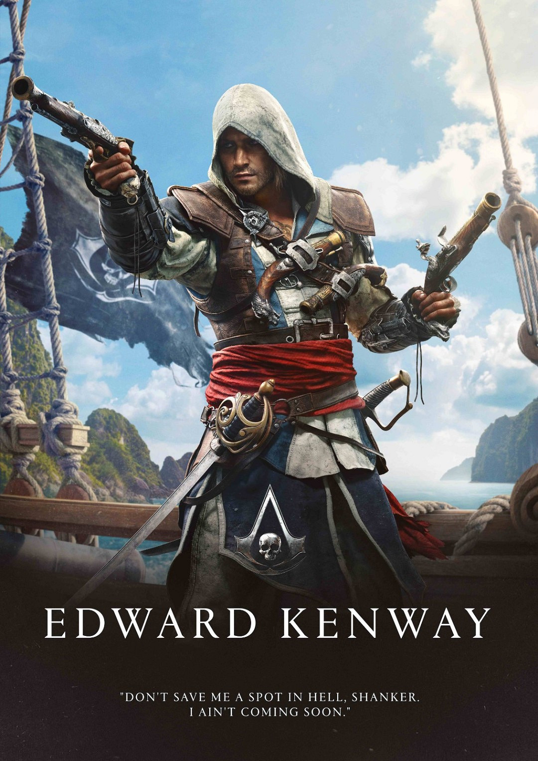 《刺客教條黑旗RE》人物立繪公布：安妮伯尼身材完美！