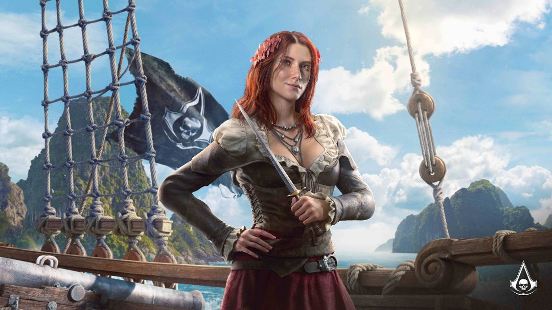 《刺客教條黑旗RE》人物立繪公布：安妮伯尼身材完美！