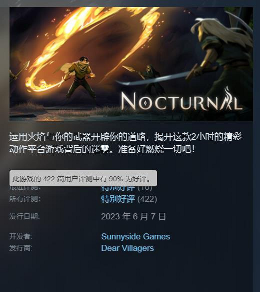 手慢無！原價約新台幣251元《離火長明》Steam限時2天免費入庫