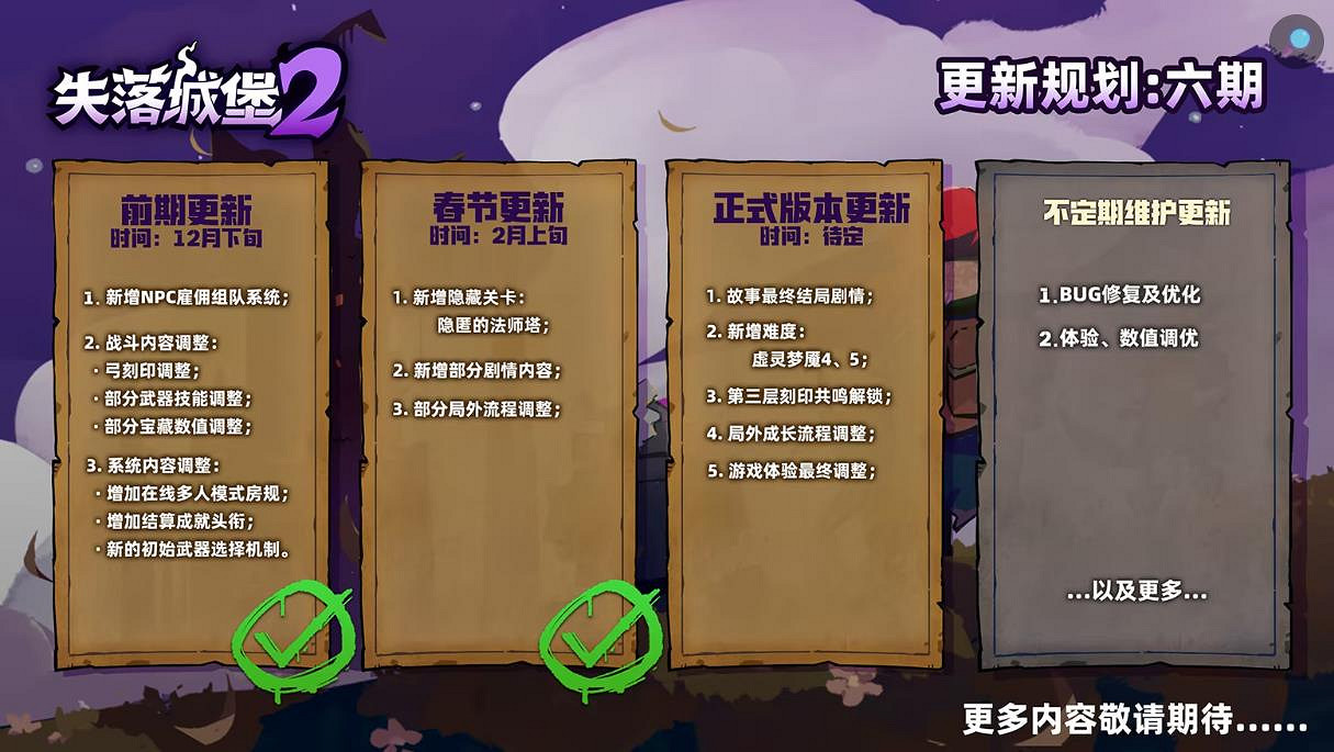 《失落城堡2》Playtest測試即將開啟，搶先體驗1.0版本前瞻內容