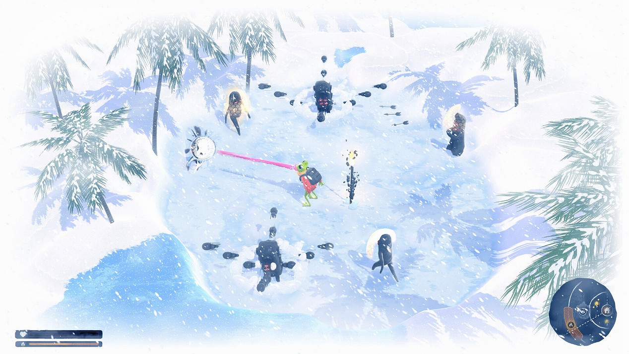 “蛙蛙挖雪”肉鴿誕生！《蛙穿雪境》現已登陸 PC 與主機平台