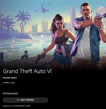 《GTA6》全球解鎖時間公布！港服11月19日零點上線
