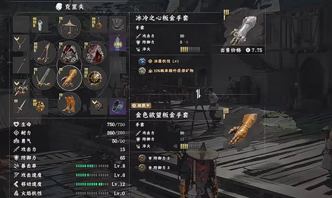 《赤血沙漠》冰冷之心板金手套獲得方式