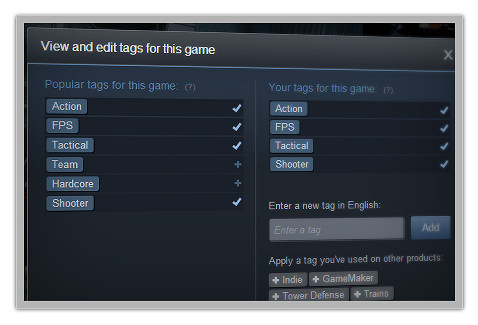 Steam標籤大調整：新增武俠、仙俠等標籤，刪除28個