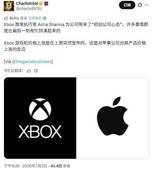 XboxCEO極速版辦公惹爭議 漲價決策被指倉促跟風蘋果